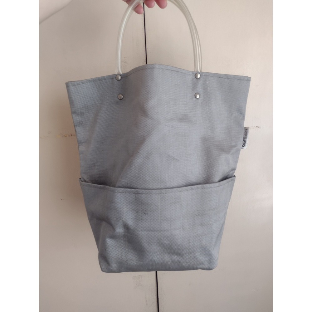 Knoll Textiles Industrial Tote Bag Bucket Grey Pockets Beach Craft Waterproof - Picture 2 of 14